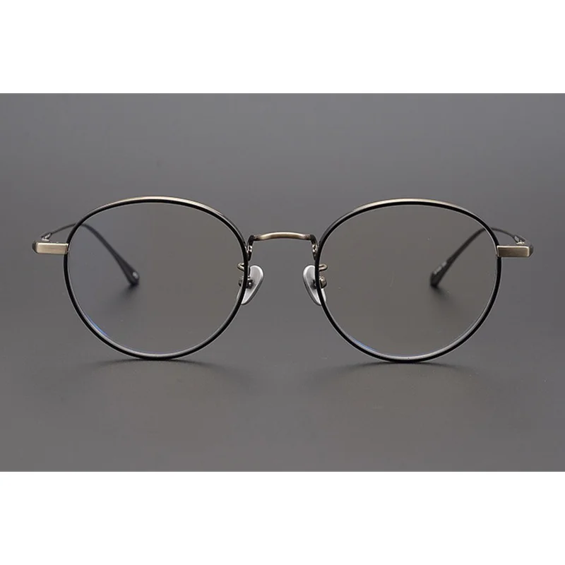 Nos vemos mañana Armstrong Mierda Gafas de marca hechas a mano para hombre y mujer, lentes Retro redondas de  alta calidad para miopía, gafas graduadas con montura de titanio óptico _ -  AliExpress Mobile
