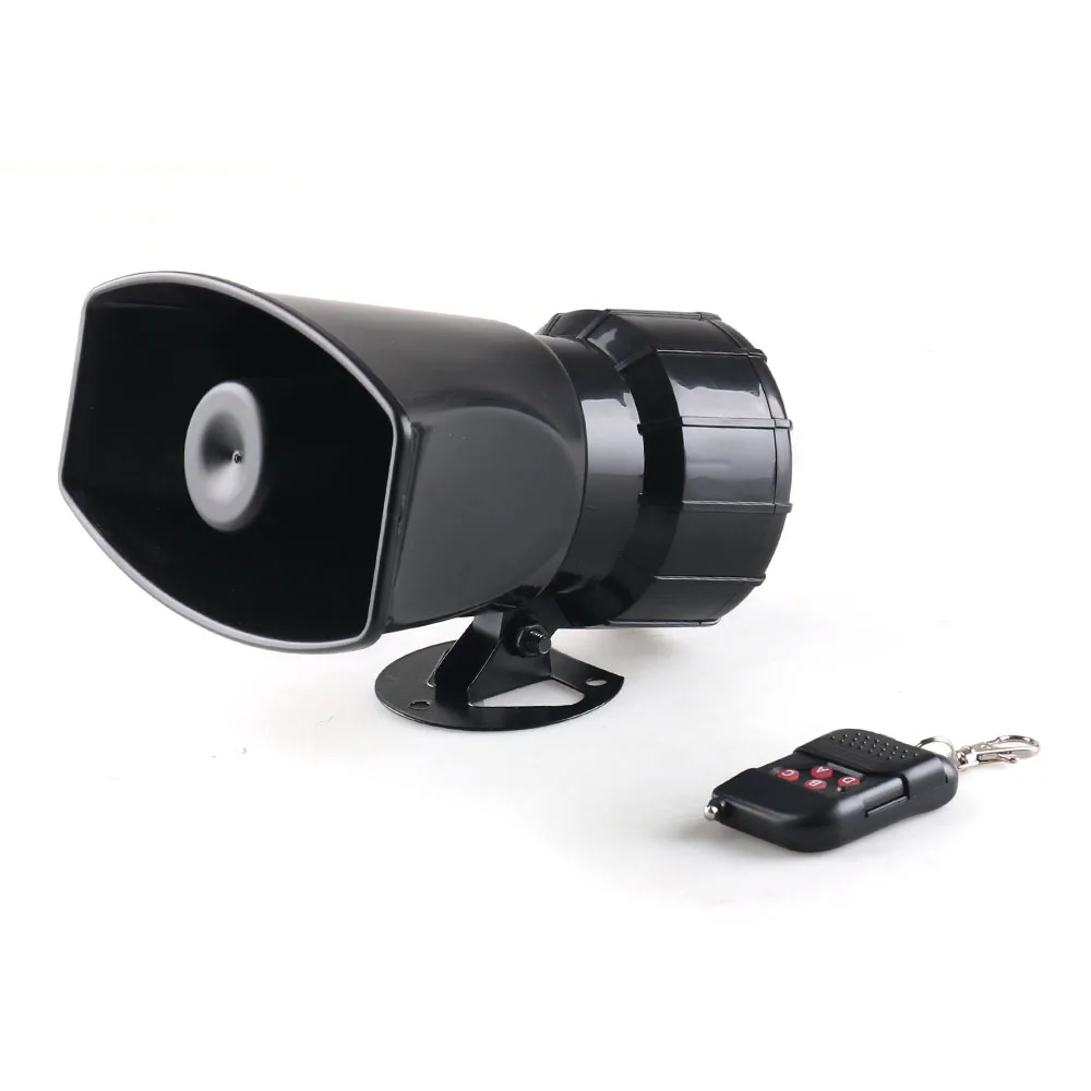 12V 7 Tones Wireless Electronic Siren Loud Car Warning Alarm 130dB Police Fire Siren Horn Car accessories