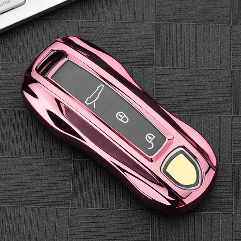 Высокое качество PC+ TPU чехол для ключей защитный чехол для Porsche Panamera- Cayenne