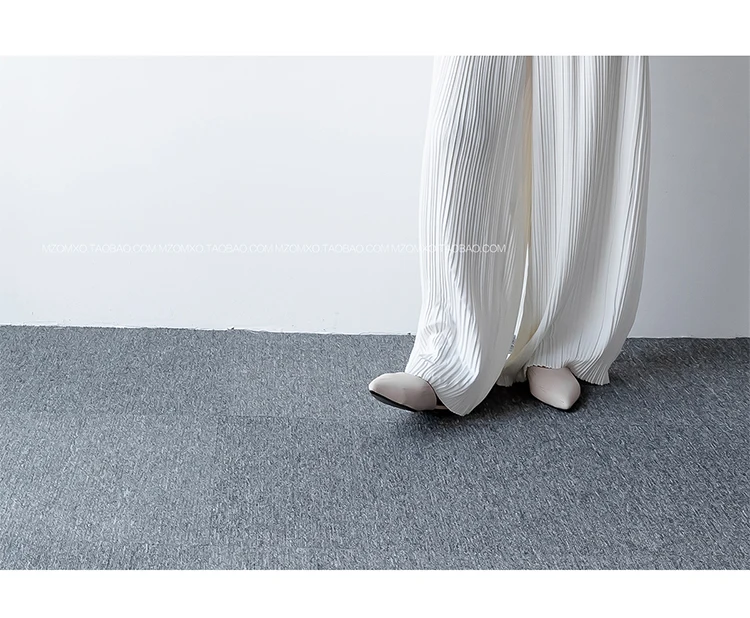Горячая Miyake модные складные узкие soild длинные брюки Широкие брюки