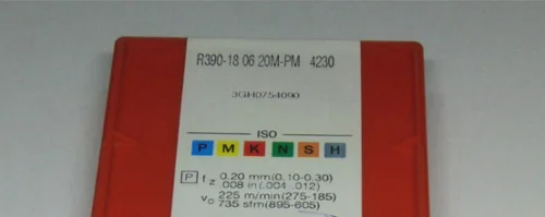 10 шт. вставки карбида R390-180620M-PM 4230