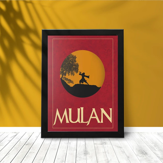Disney Minimalist Poster Mulan