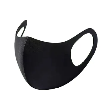

20Pcs/lot mouth face mask black mouth mask Anti Haze Dust Washable Reusable Dustproof Mouth-muffle Spring Summer Autumn Mask
