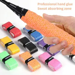 Durable Racquet Grip Tape Anti-slip Bright Color Detachable Racquet Handle Grip Tape  Racket Tape    Racket Grip Tape 2Pc