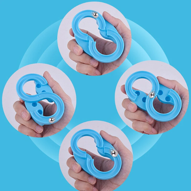 Новые детские игрушки Mini Kids 88 Shape Infinite Loop Track attention тренировка чувствительности