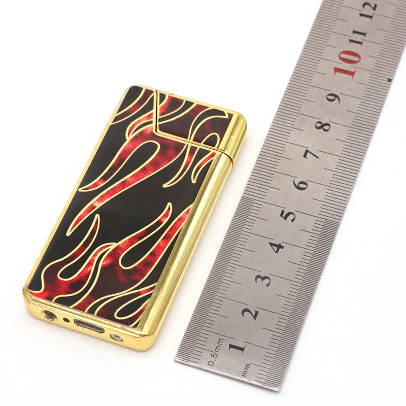 Встряхивание Зажигалка USB электронный фонарик и сигарета курить многофункциональный открытый портативный беспламенный качели ветрозащитный Ligther
