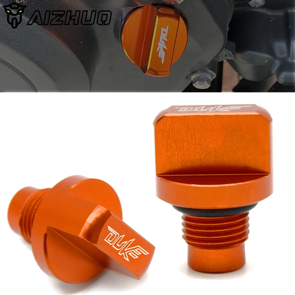 

Motorcycle Engine Magnetic Oil Drain Plug CNC Aluminum for KTM DUKE 390 2013-2018 DUKE 125/200 Duke 250 2017 2018