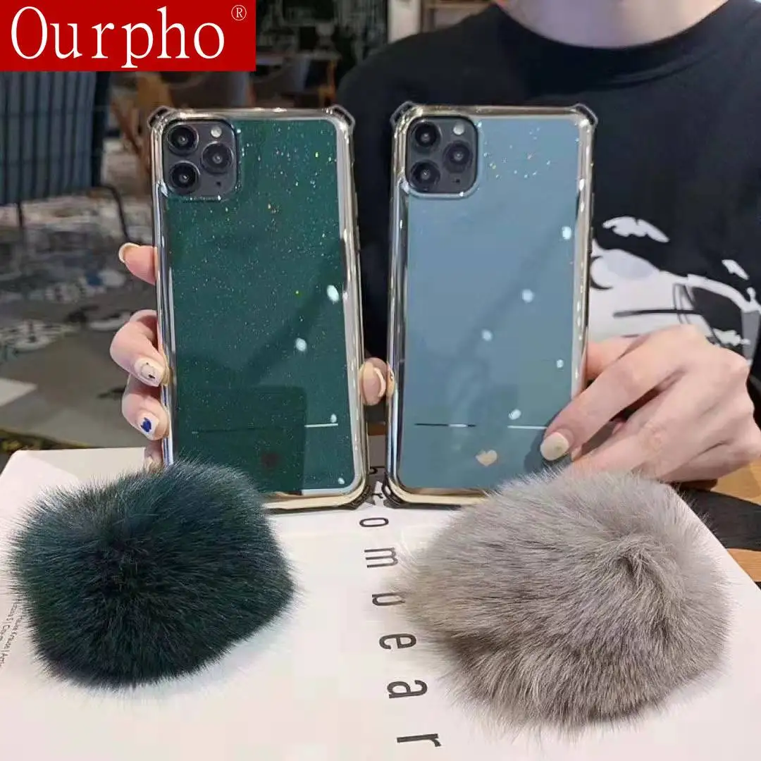 Ourpho чехол для телефона для Iphone 11 11Pro Max Puffer Ball анти-осенний чехол для Iphone XS Max XR Fundas для Iphone 6 7 8 Plus чехол