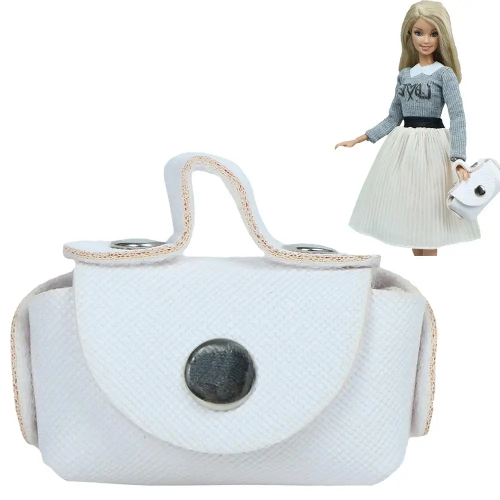 10x Handbags 10 шт./компл. белая кукла ручной работы 1:6 кожаная сумка модная сумка для покупок на плечо для Барби аксессуары для кукол игрушки - Цвет: 10x Handbags
