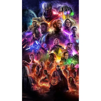 

5D DIY Diamond Painting lcartoon film Full Square/round Avengers heros diamond mosaic Embroidery Cross Stitch Home Decor Gift