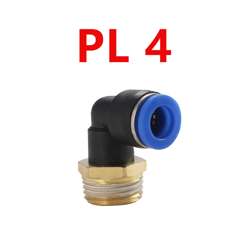 Tanie Pneumatyczne powietrze złączka PC/PL/PB 4mm 6mm 10mm 12mm gwint 1/8 "1/4 3/8 1/2 prosty sklep