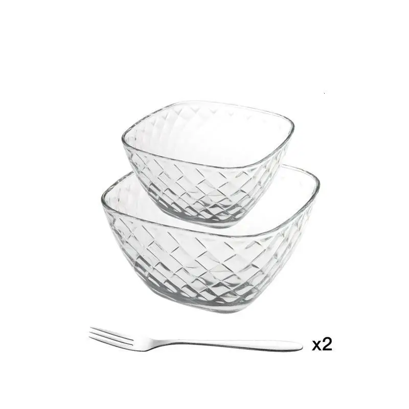 Version O Tazones контейнер для еды Saladier лапша Ramen обеденная тарелка Saladeira посуда Frutero столовая посуда Кухня Обеденный Бар стеклянная чаша - Цвет: Version O