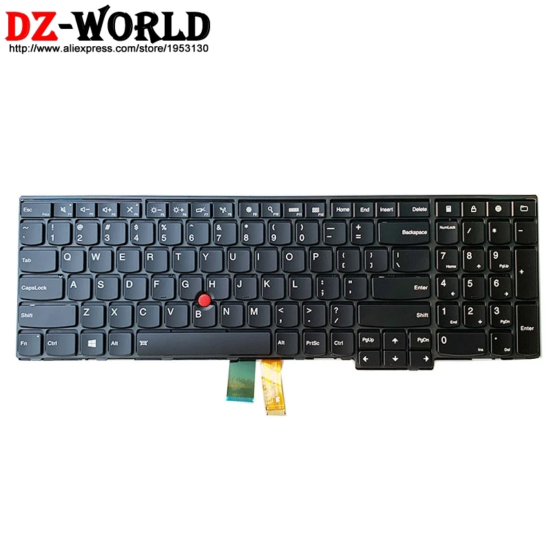 Новый американский английский клавиатура с подсветкой для Lenovo Thinkpad T540P W540 W541 T550