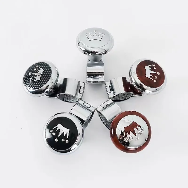 Five colors Steering wheel booster adjustable use angle metal handle ball type Suitable for most car steering wheels wheel steering adapter