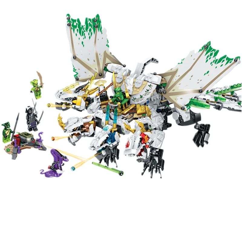 

NEW 2020 NINJA Legacy The Ultra Dragon Building Blocks Bricks Model Kids City Classic Compatible Marvel Toys