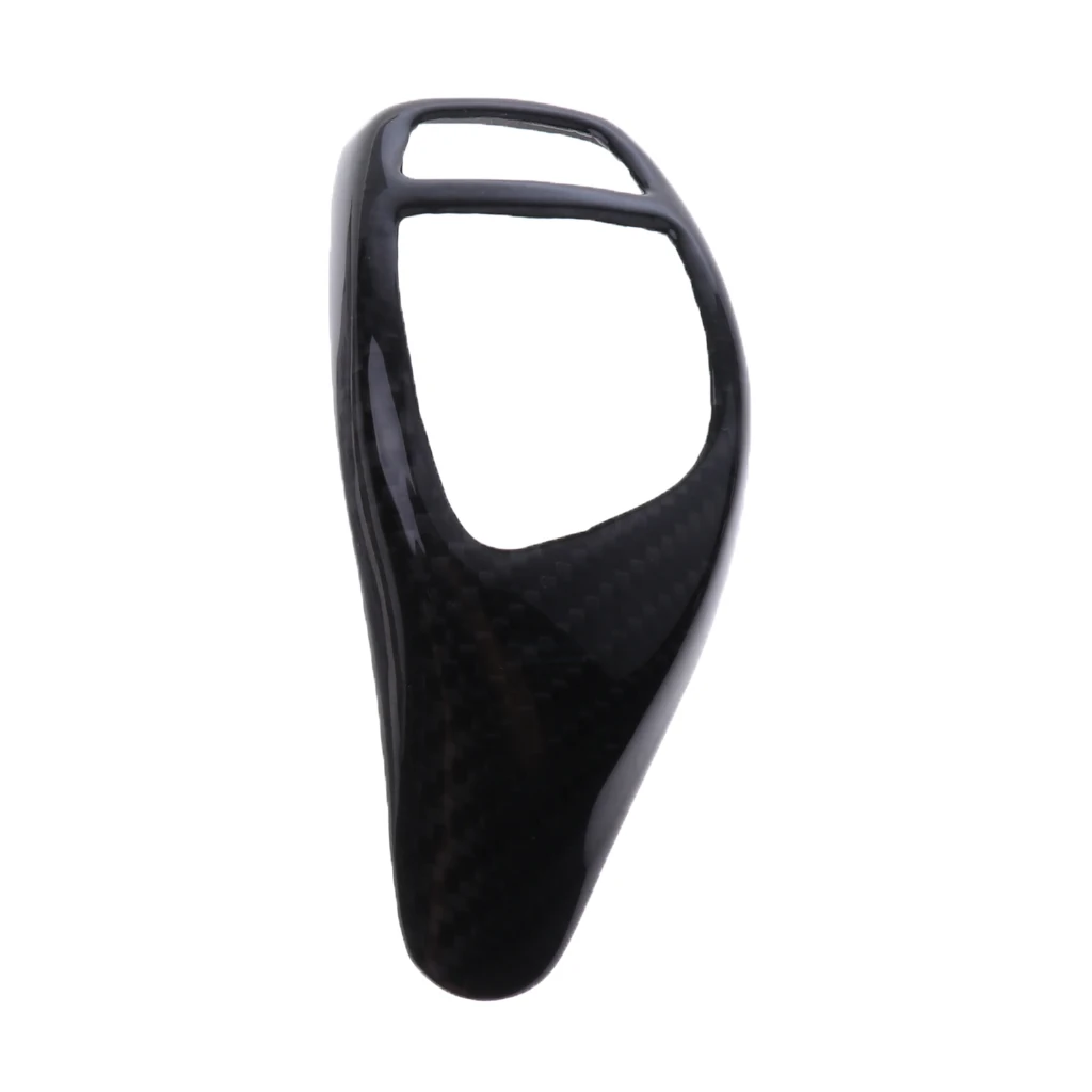 Car Carbon Look Shift Knob Stick Cover for BMW 1 2 3 4 5 Series