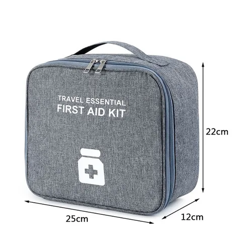 Layered Medicine Box Large-Capacity Home Portable Waterproof Fabric Medicine Cabinet Storage Box First Aid Kit