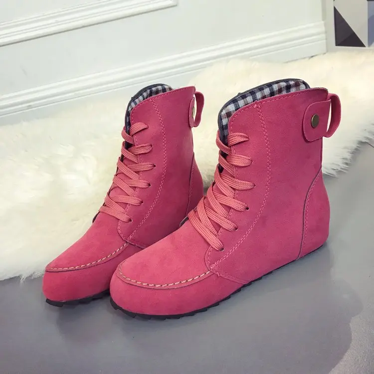 

2018 Spring And Autumn New Products Small Chunky-Heel Flat WOMEN'S Shoes Fashion Lace-up England Students plus Cotton Large Size