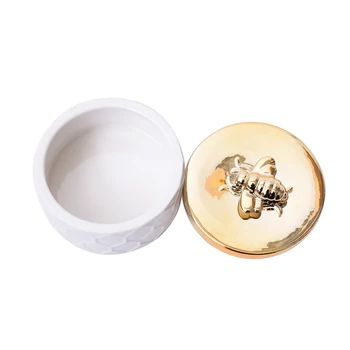 

Bee Jewellery Box Storage Romantic Ring Container Valentines Gift Showcase