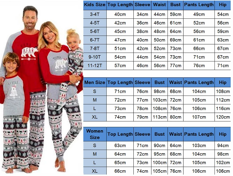 Комплект рождественских пижам для всей семьи, одежда для сна для мамы и папы, Рождественская семейная одежда, Топы+ штаны, 2 предмета, семейная одежда для сна