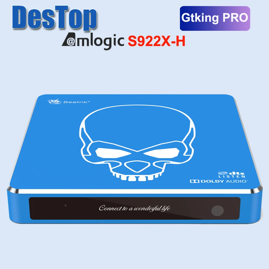 Beelink GT-King Pro Android 9,0 Smart tv BOX 4 Гб 64 Гб Amlogic S922X-H BT 4,1 2,4 ГГц+ 5,8 ГГц Hi-Fi без потерь звук ТВ коробка 2 шт