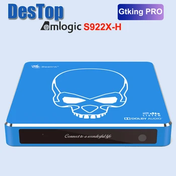 

New Arrival Beelink GT-King Pro Hi-Fi Lossless Sound TV Box with Dolby Audio Dts Listen Amlogic S922X-H Android 9.0 4GB 64GB