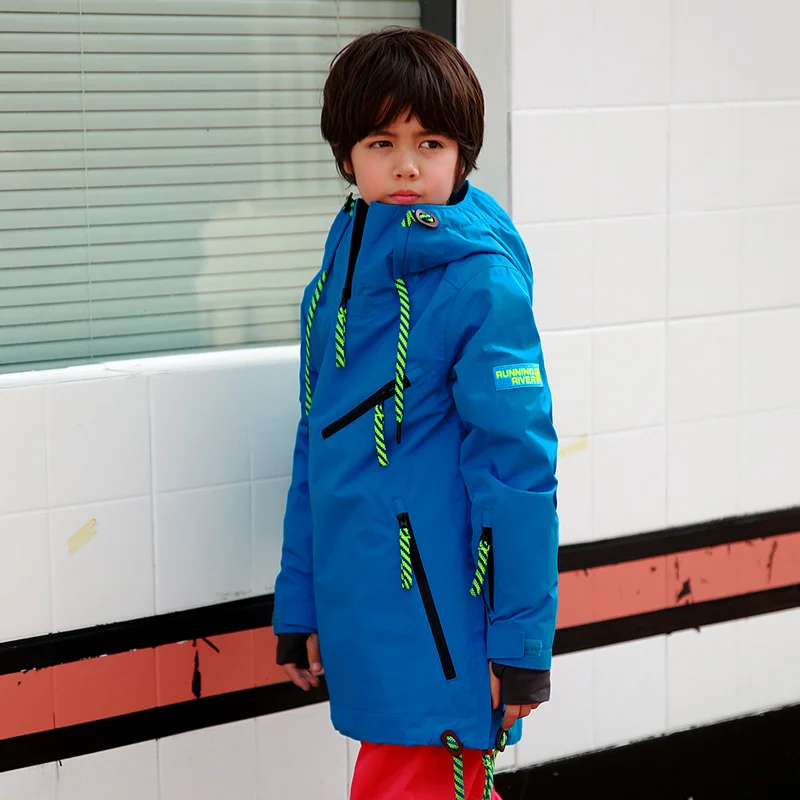 RUNNING RIVER Бренд Новая Горнолыжная Сноубордическая куртка Для Мальчика С Мембраной Водонепроницаемая Паропроницаемая Лыжная Спортивная Куртка Для Активного Отдыха На Открытом воздухе, 4 цвета# W9745B