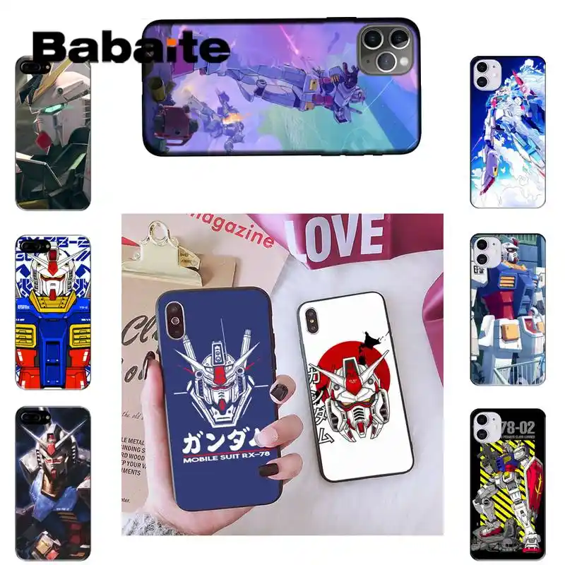 Babaite Rx 78 2 Gundam Black Phone Case Hull For Iphone 8 7 6 6s Plus X Xs Max 5 5s Se Xr 11 11pro Promax 12 12pro Promax Phone Case Covers Aliexpress