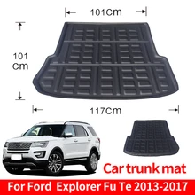 

Car Rear Trunk For Ford Explorer 2013 2014 2015-2017 Storage Mat Front Floor Waterproof Tasteless Protective Pads Accessories