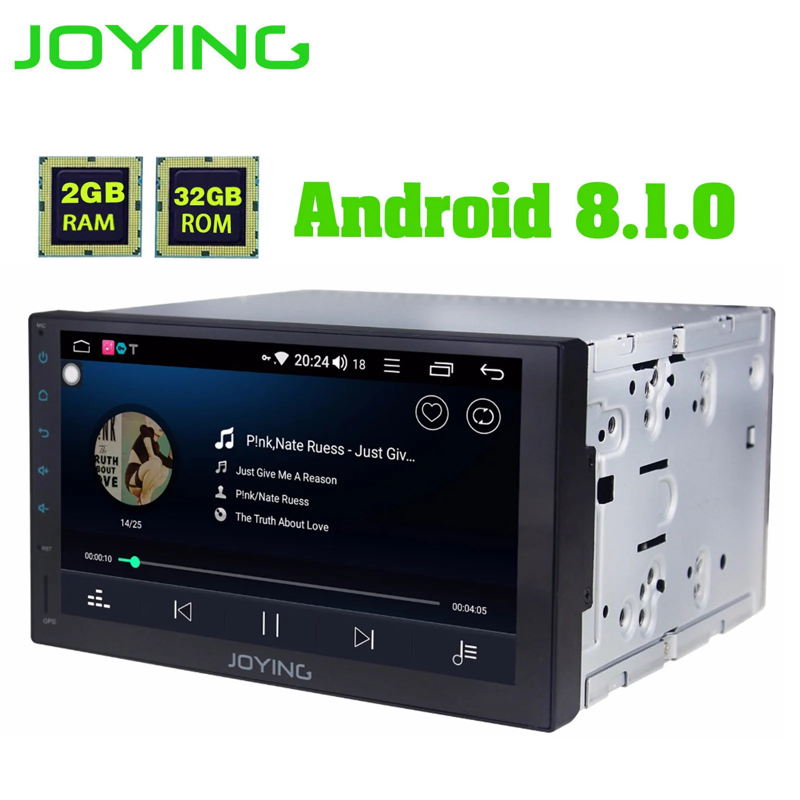 Clearance JOYING Octa 8 Core Android 8.1 2GB RAM 32GB ROM 7" Car Autoradio GPS Universal 2 din Car Radio HD player head unit Eu Warehouse 1