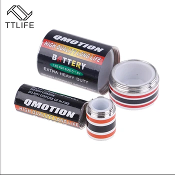 

1PCS Creative Hidden Money Coins Container Case Pill Box Battery Storage Boxes Battery Secret Stash Diversion Safe Box 4.5*2.4cm