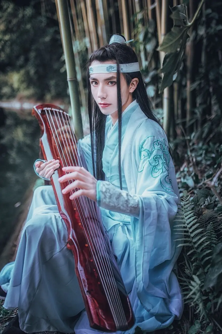 Аниме MO DAO ZU SHI Lan Zhan Wangji костюм для косплея незаметные сериалы костюмы на Хэллоуин