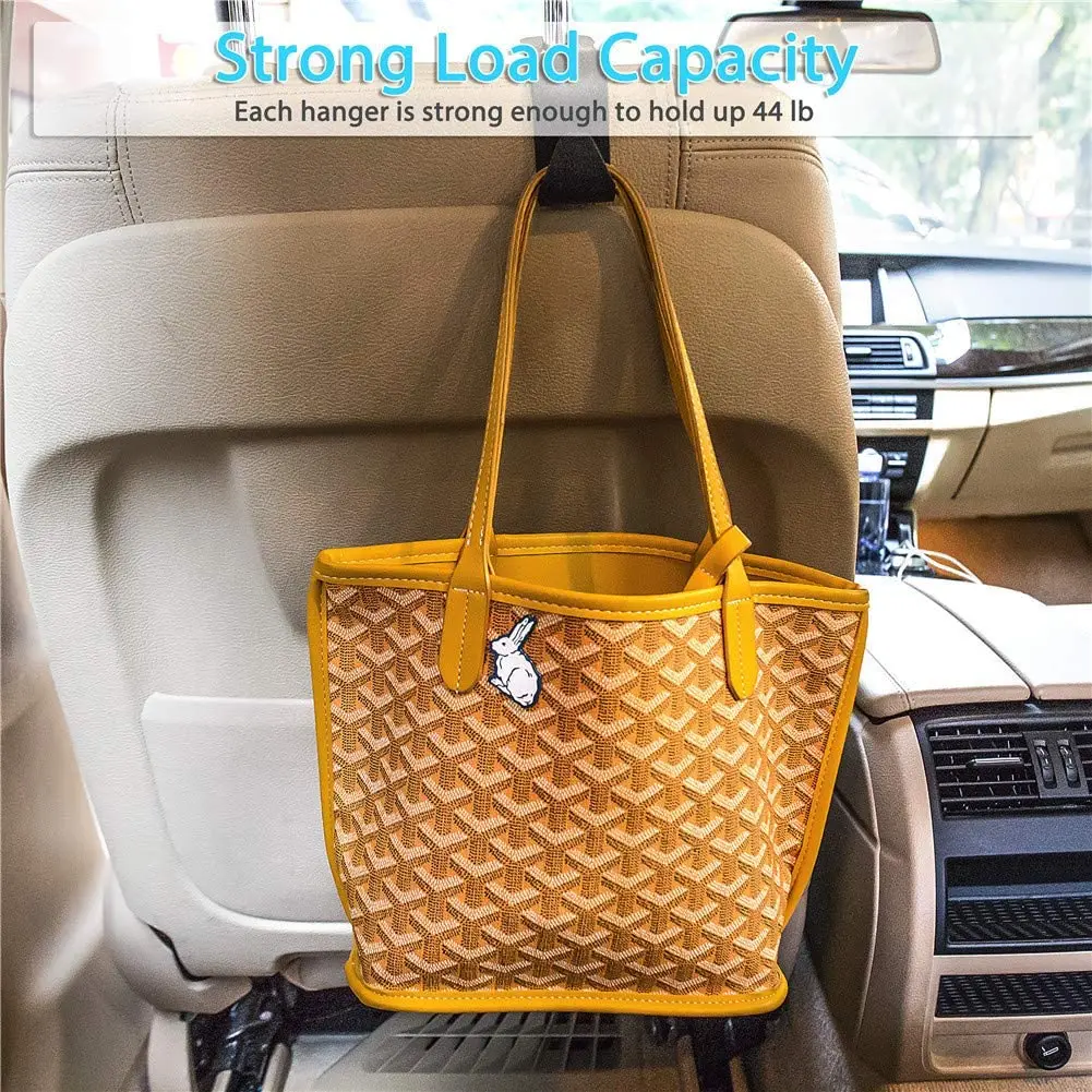 Car Seat Hook Car Vehicle Headrest Hooks 1 Piece for Handbag Purse Cloth Grocery