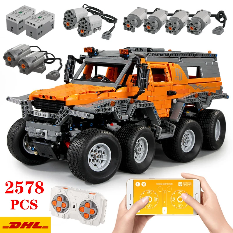 Строительные блоки с дистанционным управлением машинка техническая серия Avtoros