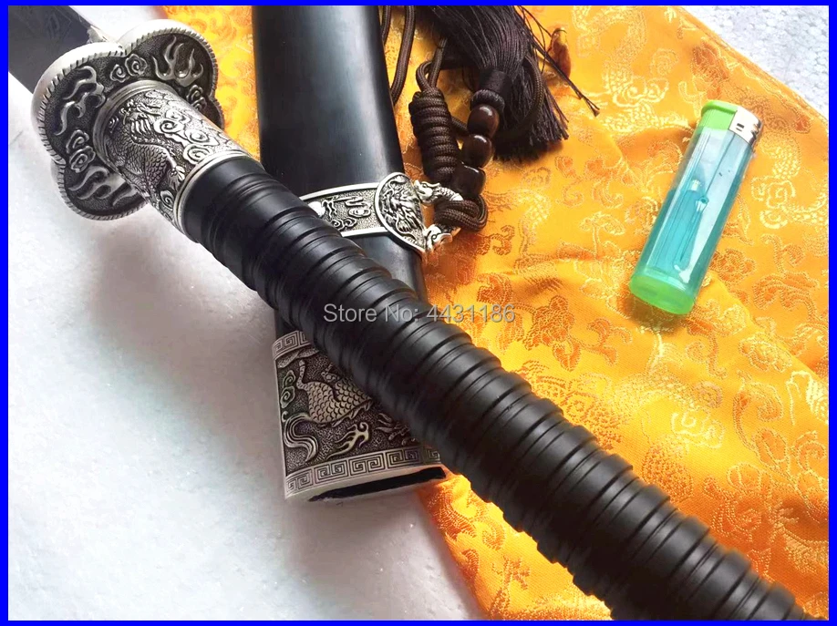 Long Handle Chinese KungFu Broadsword Dao Sword Strong High Manganese Steel Blade Sharp WuShu Fighting Knife Qing Saber Jian