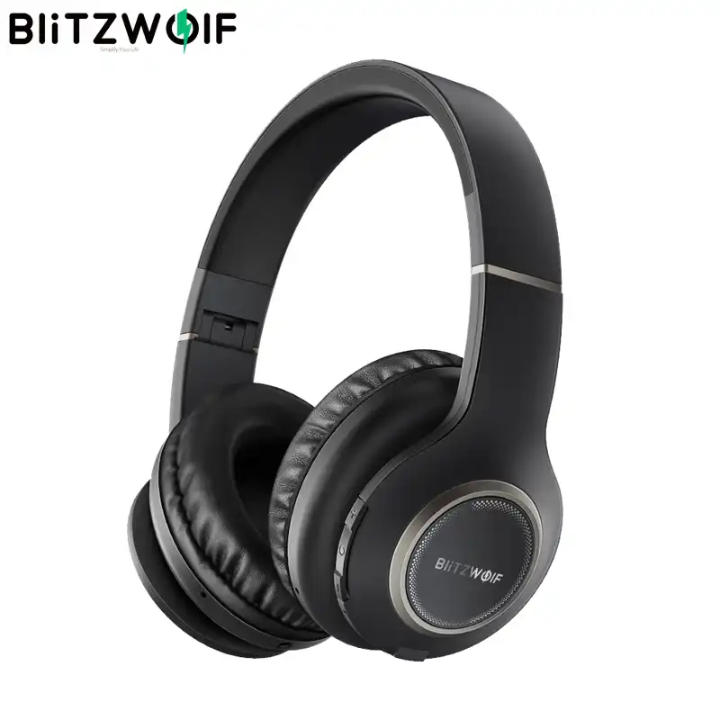 Blitzwolf BW HP0 Draadloze Hoofdtelefoon Bluetooth Headset Opvouwbare Over  Ear Hoofdtelefoon Met Microfoon Voor Pc Mobiele Telefoon Mp3| | - AliExpress