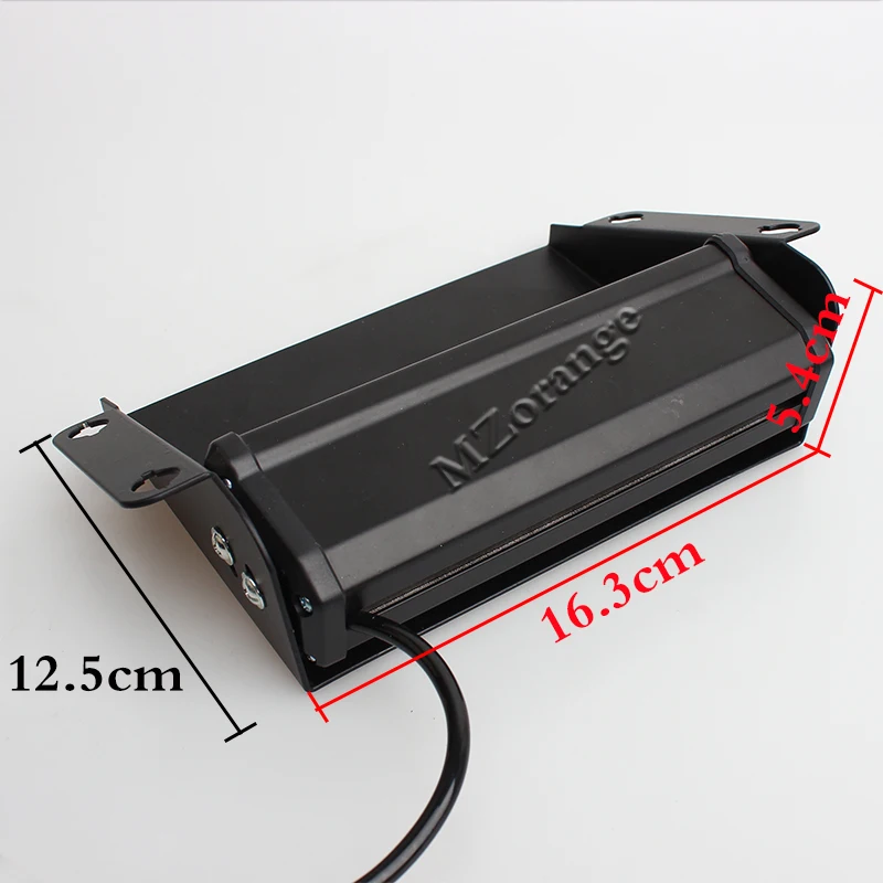 MZORANGE 6LED 12 В/24 В красный/синий тире Аварийная сигнализация световая сигнальная лампа белый Янтарный сменный автомобильный полицейский стробоскоп вспышка