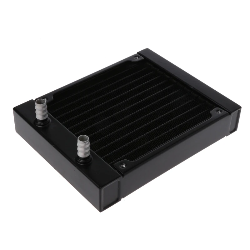 Water Cooling 120mm 12 Tubes Aluminum Radiator CPU Heat Sink Exchanger For PC Cooler