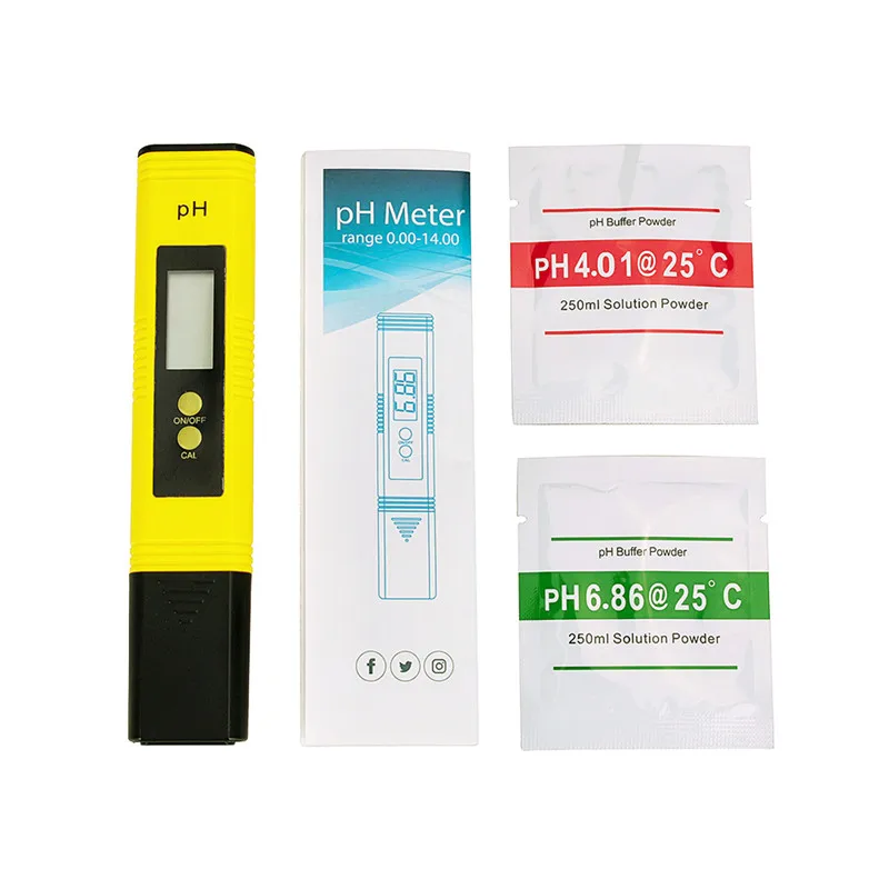 PH Meter 0.01 PH High Precision Water Quality Tester with 0-14 PH Measurement Range,TDS Water Quality Tester TDS&EC LCD Water handheld ph meter Measurement & Analysis Tools