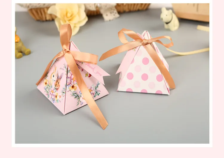 50/100 шт. детская Подарочная коробка с лентой|Подарочные сумки и упаковка| |