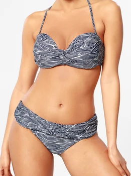 

Braga de bikini cruzada delante mujer - 040475