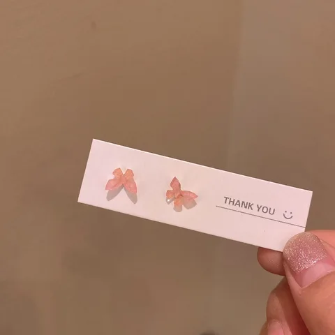 Fasion Butterfly Earrings Stud Earrings For Women Teens Girls Elegant Cute Sweet Ear Studs Daily Party Fashion Jewelry