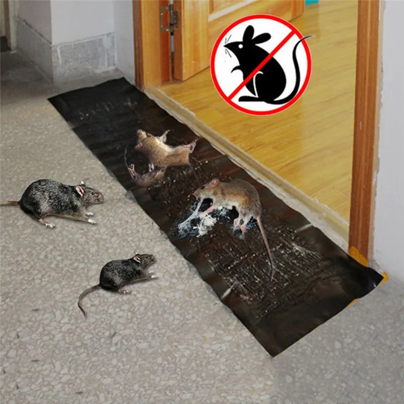 

1Pcs 1.2M Mouse Board Sticky Rat Glue Trap Mouse Glue Board Mice Catcher Trap Non-toxic Pest Control Reject Mouse Killer