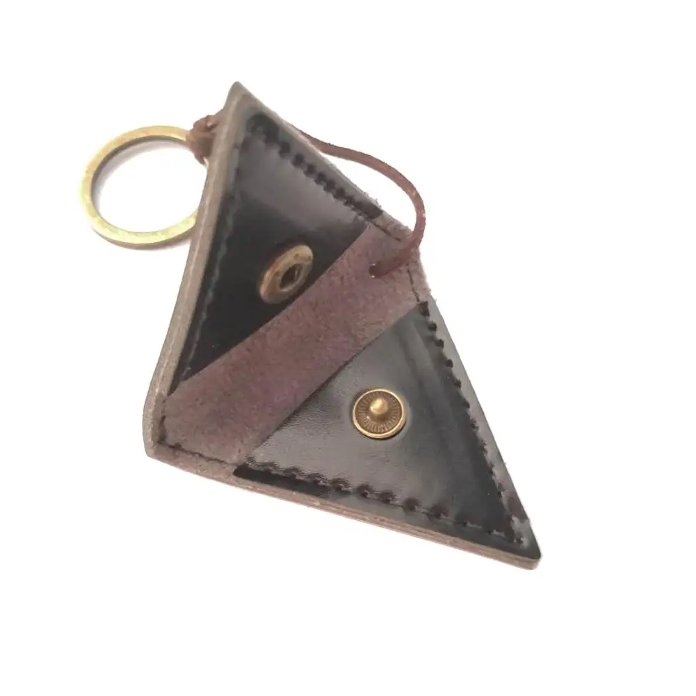 2 шт. гитарные палочки Роскошные ПУ кожаные пальчиковые сумка брелок аксессуары