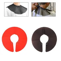 Силиконовая Парикмахерская накидка для волос парикмахерский пеньюар стрижка накидка на шею обёрточная накладка на воротник водостойкая