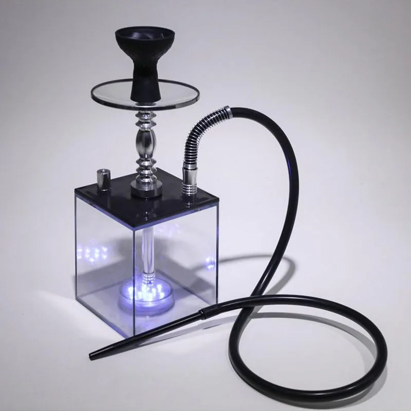 Арабский акриловый кальян набор кальян CachimShisha Narguile светодиодный свет уголь Tigela кальян база сиша аксессуары вечерние подарки