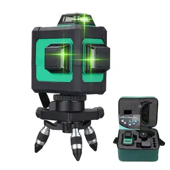 

110-240V Laser Level 12 Lines 3D Self-Leveling 360 Horizontal And Vertical Cross Super Powerful Green Laser Beam Line