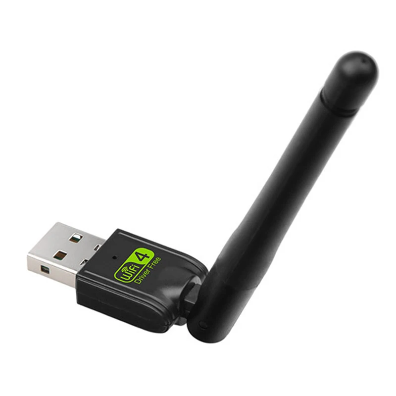 B USB Wifi адаптер 150 Мбит/с антена Wi-Fi USB адаптер MT7601 Wi-Fi ключ беспроводная сетевая карта Wai файл приемник Wifi LAN Ethernet - Цвет: B