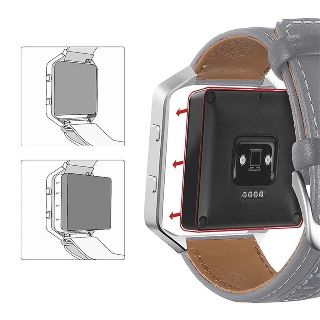 Ouhaobin кожаный ремешок для Fitbit Blaze ремешок для часов сменный кожаный ремешок для часов 109#2