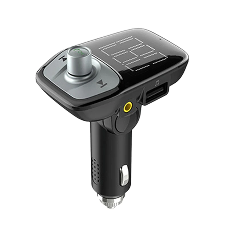 Top Mp3 Player Bluetooth Cigarette Lighter Charger Auto Dual Usb Charge Vehicle Hand-Free Music Car Qc 3.0 12V Socket. | Электроника